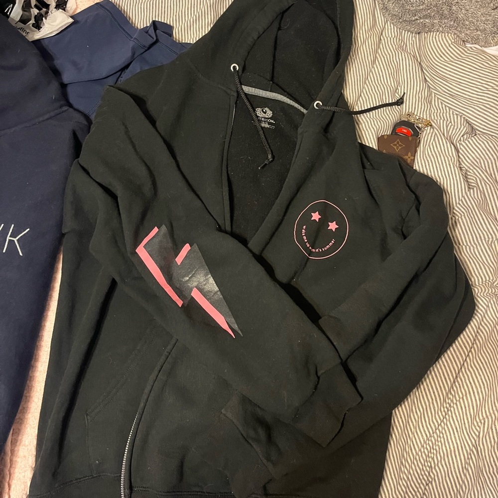 Wake me up when its summer zip up hoodie